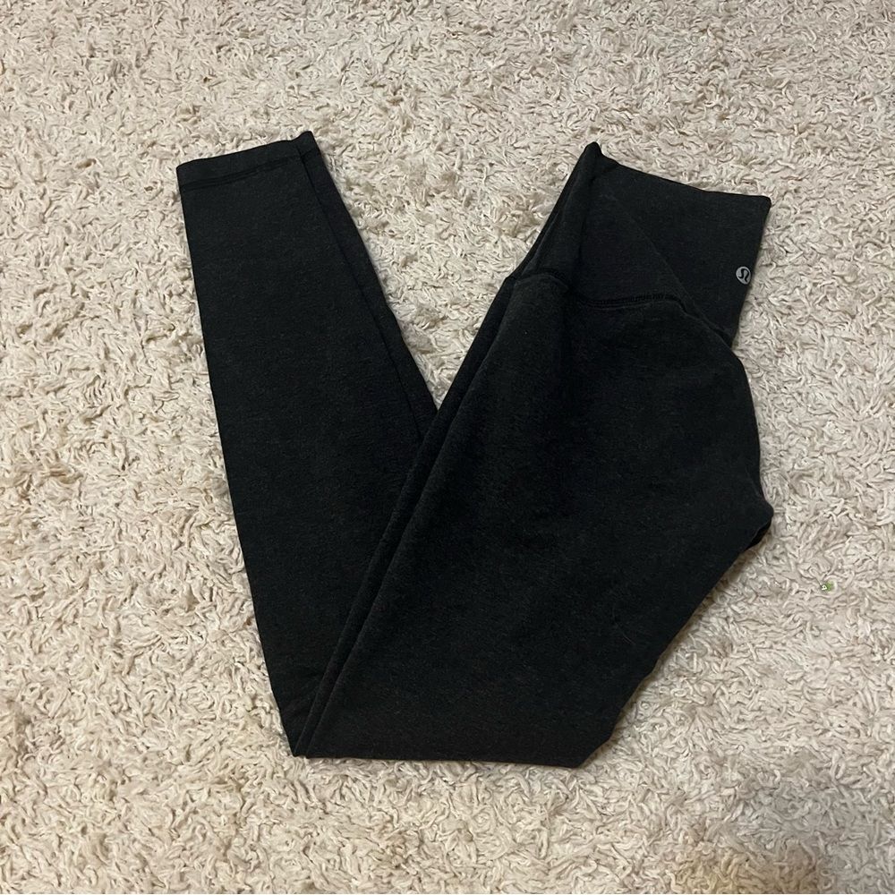 lululemon grey 28" leggings size 6
